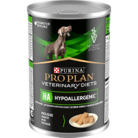 Вологий дієтичний корм PRO PLAN VETERINARY DIETS HA HYPOALLERGENIC для собак для зниження ознак інгредієнтної непереносимості 400 г