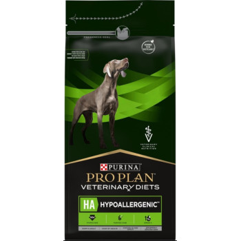 Сухой диетический корм PRO PLAN VETERINARY DIETS HA HYPOALLERGENIC для собак для снижения признаков ингредиентной непереносимости 1,3 кг