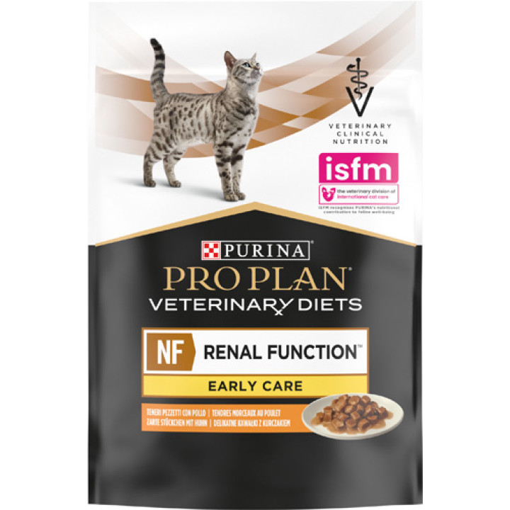 Вологий дієтичний корм PRO PLAN VETERINARY DIETS NF Renal Function Early Care для дорослих котів при патології нирок на ранніх стадіях з куркою 85 г