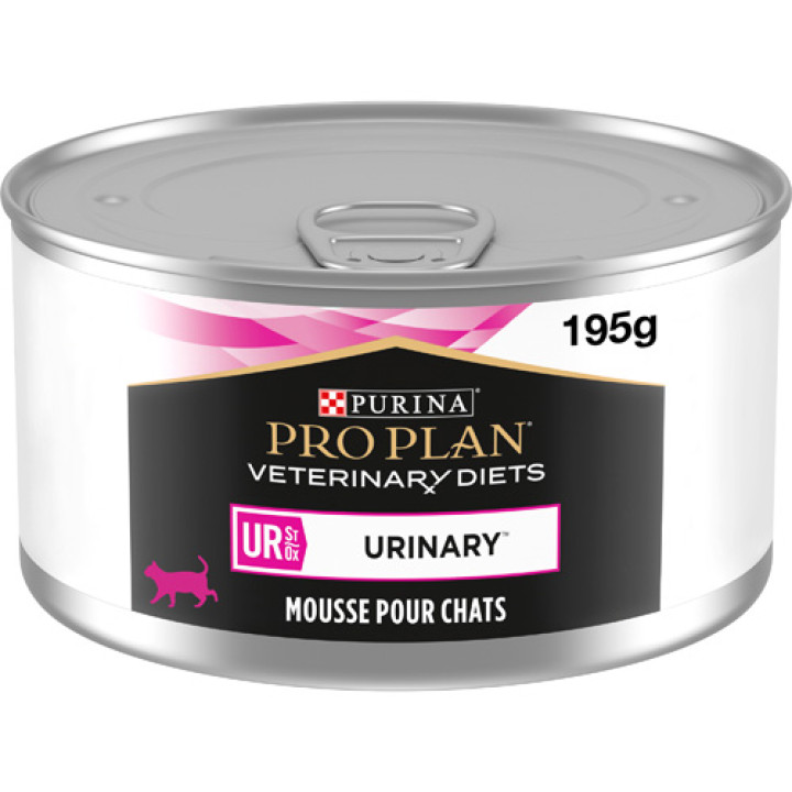 Вологий дієтичний корм PRO PLAN VETERINARY DIETS UR ST/OX Urinary для дорослих котів для розчинення та зниження утворення струвітних каменів 195 г