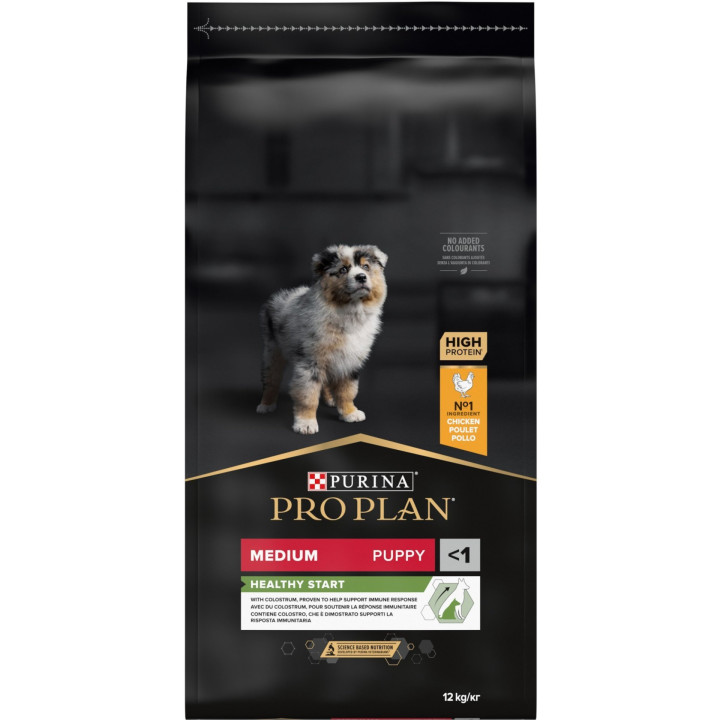 Сухий корм PRO PLAN Puppy Medium Healty Start для цуценят середніх порід з куркою 12 кг