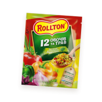 Приправа универсальная гранулированная Rollton 12 овощей и трав 60 г (4820179252378)