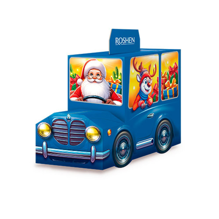 Новорічний подарунок Roshen №3 Автомобіль Санти, 330 г (4823077649134)