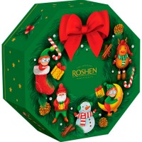 Новогодний подарок Roshen №7 Рождественский венок, 472 г (4823077644849)