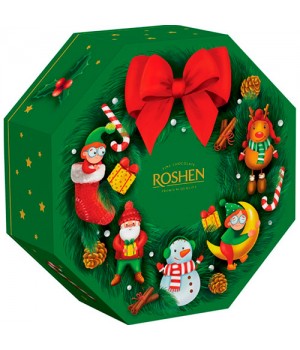 Новогодний подарок Roshen №7 Рождественский венок, 472 г (4823077644849)