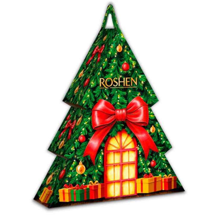 Новорічний подарунок Roshen №4 Новорічна Ялинка, 386 г (4823077652806)