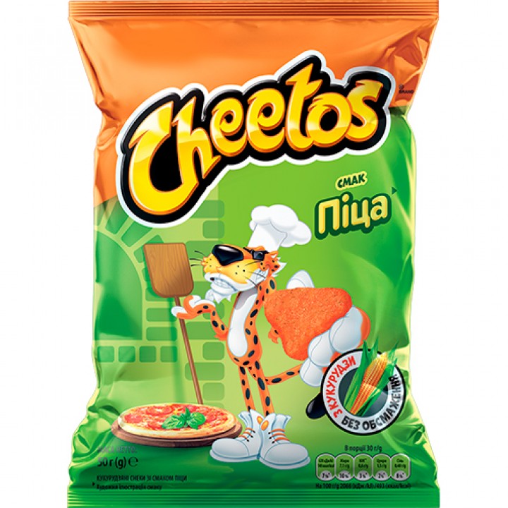 Снеки Cheetos кукурузные со вкусом пиццы 50 г (4823063125659)