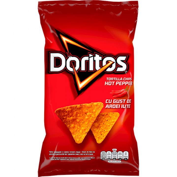 Чипсы кукурузные Doritos со вкусом острого перца 90 г (5941000030671)