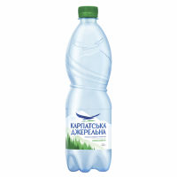 Вода минеральная Карпатська Джерельна слабогазированная 0,5 л (4820051240387)