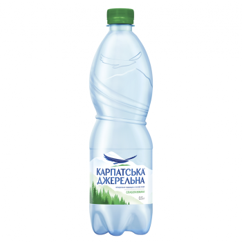 Вода минеральная Карпатська Джерельна слабогазированная 0,5 л (4820051240387)