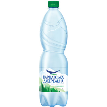 Вода минеральная Карпатська Джерельна слабогазированная 1 л (4820051241131)