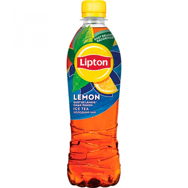 Холодний чай Lipton чорний з лимоном 0.5 л (5900497600507)