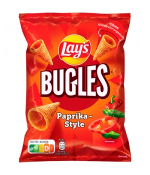 Чіпси кукурудзяні Lay's Bugles зі смаком паприки 95 г (4062139001545)