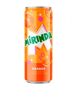 Напій безалкогольний Mirinda Orange газований, з/б, 0,3 л (4823063111812)