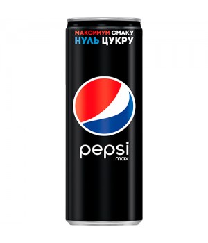 Напій безалкогольний Pepsi Cola низькокалорійний газований, з/б, 0,3 л (4823063112666)