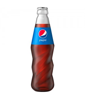 Напій безалкогольний Pepsi Cola газований, скло, 0,3 л (4823063111867)