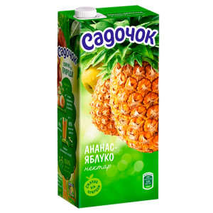 Нектар Садочок Ананасово-яблучний 0,95 л (4823063112284)