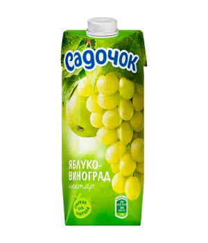 Нектар Садочок Яблочно-виноградный 0,5 л (4820001449624)