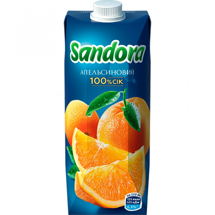 Сок Sandora апельсиновый 0,5 л (4820001448511)