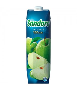 Сок Sandora яблочный 0,95 л (4823063112888)
