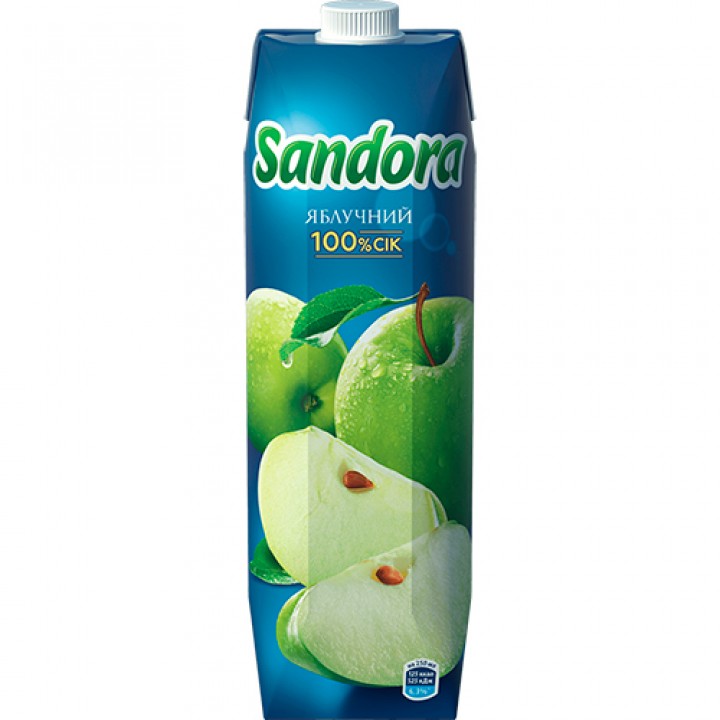 Сік Sandora яблучний 0,95 л (4823063112888)