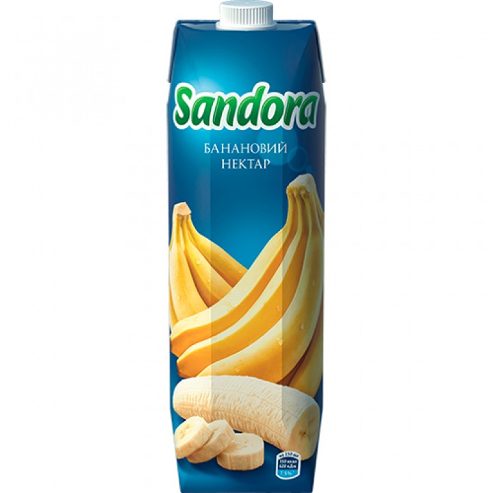 Нектар Sandora банановий 0,95 л (4823063112970)