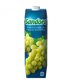 Сок Sandora из белого винограда 0,95 л (4823063112857)
