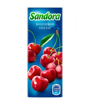 Нектар Sandora вишневый 0,2 л (4823063126434)
