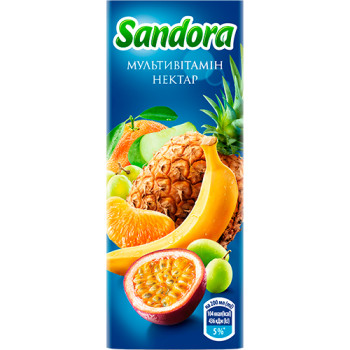Нектар Sandora мультивитамин 0,2 л (4823063126410)