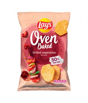 Чипсы картофельные запеченные Lay's Oven Baked со вкусом овощей гриль 125 г (5900259102560)