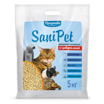 Sani Pet - наповнювач Сані Пет деревний універсальний 5 кг