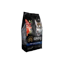 Savory Junior Large Rich in Fresh Turkey and Chiken - корм Сейворі для юніорів великих порід зі свіжою індичкою та куркою 3 кг (30204)