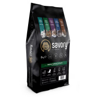 Savory Adult Cat Gourmand FreshTurkey and Duck - корм Сейворі для котів гурманів зі свіжою індичкою та качкою 8 кг (30068)