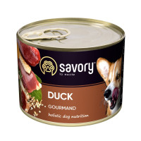 Savory Dog Gourmand - консерви Сейворі для собак усіх порід з качкою 200 г (30464)