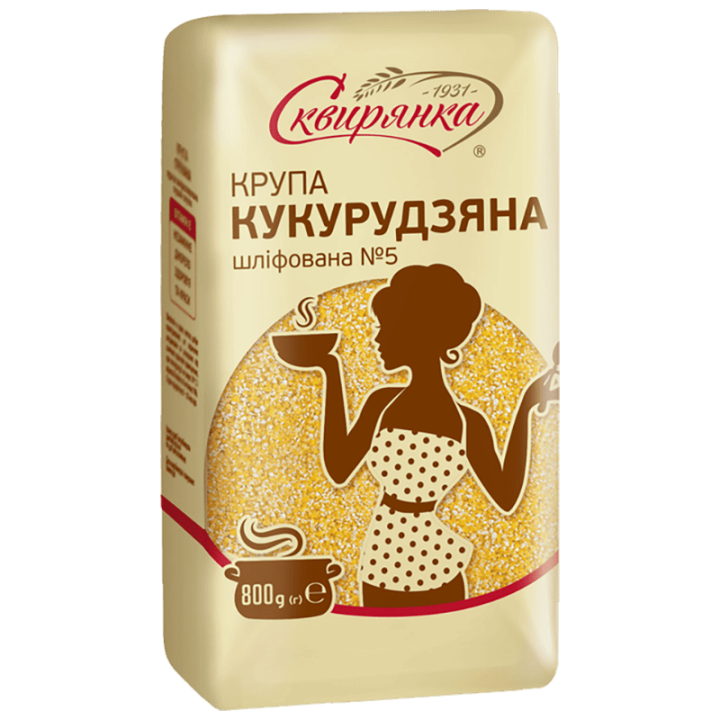 Крупа Сквирянка кукурудзяна шліфована №5 фас. 0,8кг