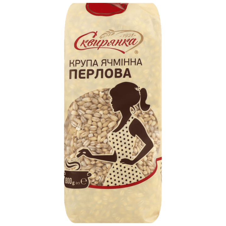 Крупа Сквирянка ячмінна перлова №1, фас. 0,8кг