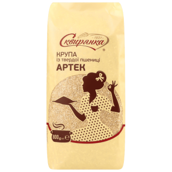 Крупа Сквирянка із твердої пшениці Артек фас. 0,8кг Крупа Сквирянка із твердої пшениці Артек фас. 0,8кг
