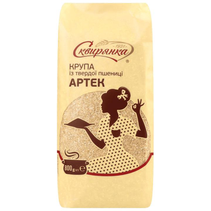 Крупа Сквирянка із твердої пшениці Артек фас. 0,8кг