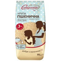 Крупа Сквирянка пшенична Екстра із зерна твердої пшениці фас. 0,6кг