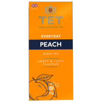 Чай ТЕТ чорний Еврідей Персик 20 пак
