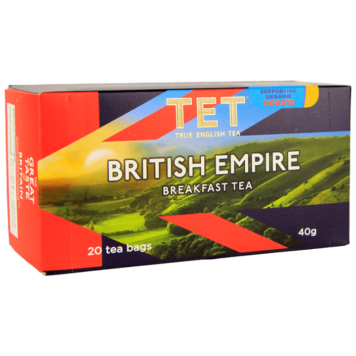 Чай ТЕТ чорний Британська Імперія 20 пак