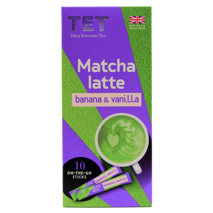 Чай ТЕТ Матча Лате Ваніль, 10х10г у стіках