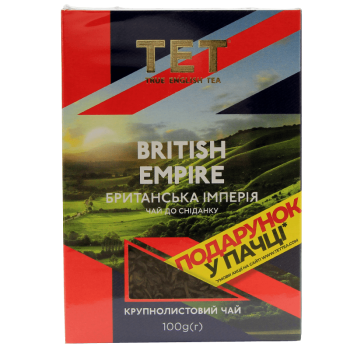 Чай ТЕТ чорний листовий Great British 100 г