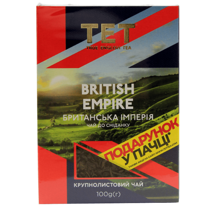 Чай ТЕТ чорний листовий Great British 100 г