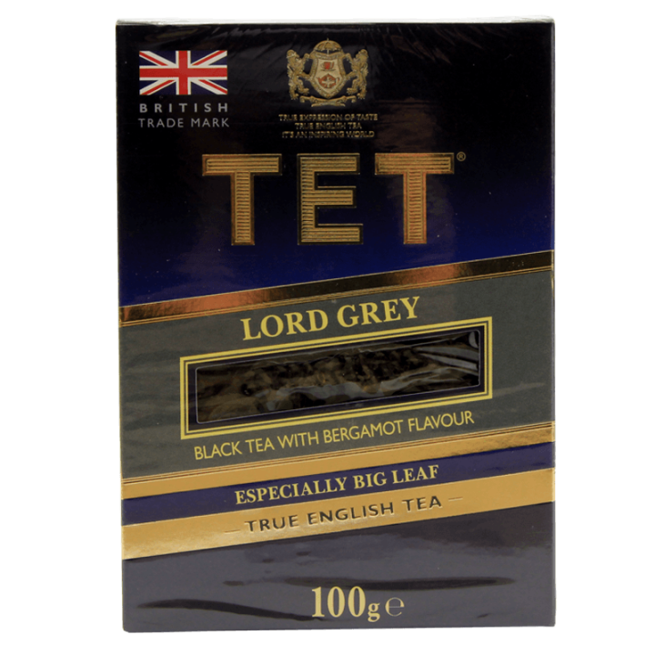 Чай ТЕТ чорний листовий Ерл Грей з ароматом бергамоту 100 г