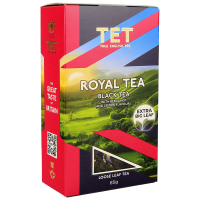 Чай ТЕТ чорний листовий Роял з ароматом лимону та бергамоту 85 г