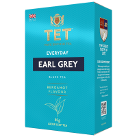 Чай ТЕТ чорний листовий Еврідей Ерл Грей 80 г
