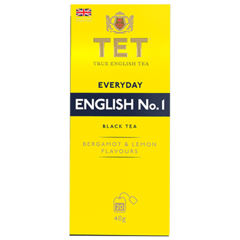 Чай ТЕТ чорний листовий Еврідей Англійський No.1 з ароматом бергамота та лимона 80 г