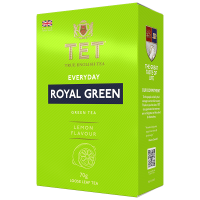 Чай ТЕТ зелений листовий Еврідей Роял Грін з ароматом лимона 70 г