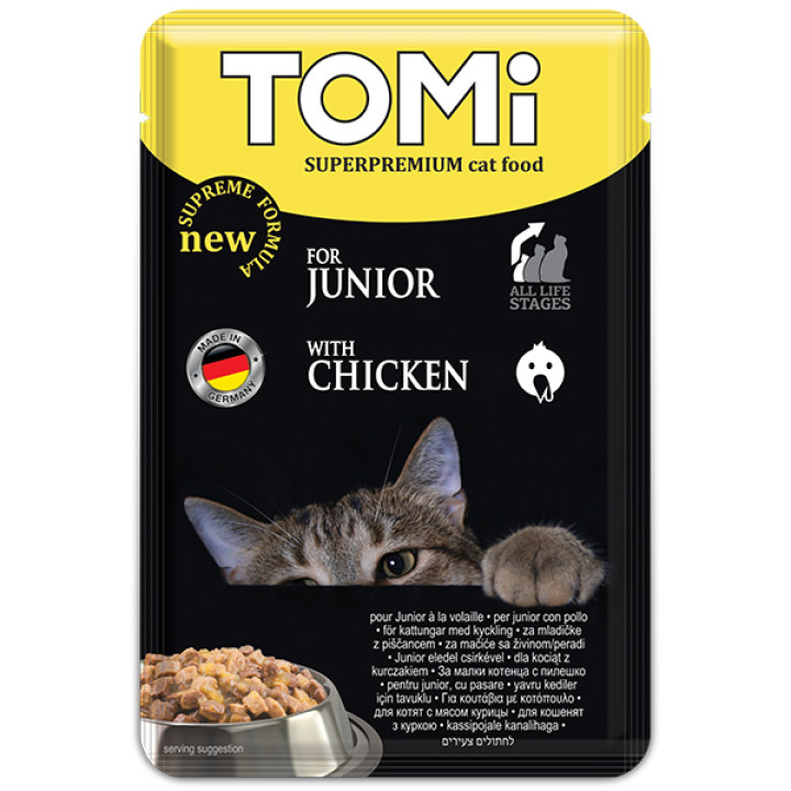TOMi Junior - консерви TOMi для кошенят 100 г